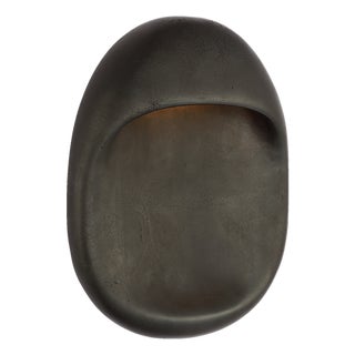 Kelly Wearstler for Visual Comfort Signature Esculpa 14" Rounded Wall Light in Museum Bronze For Sale