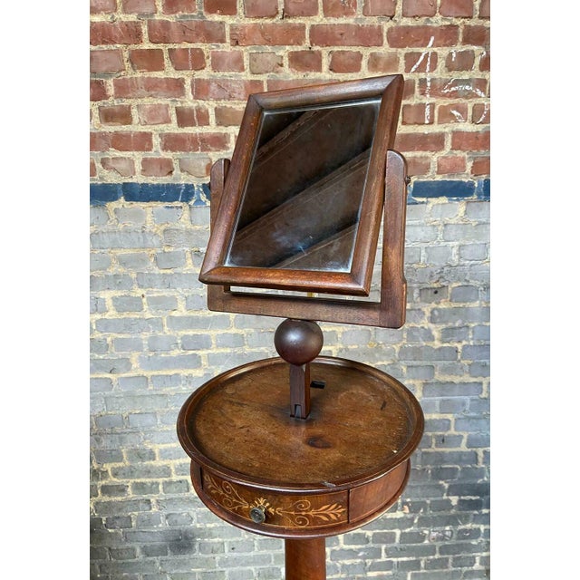 Antique Barber Mirror Stand For Sale - Image 5 of 12