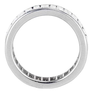 Late 20th Century Platinum Eterenety Band, Size 5 For Sale