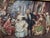 1960s Italian Rococo Gold Beech Textile Wall Art Panel For Sale - Image 11 of 12