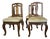 Original Antique Baroque Chairs, Walnut, Circa 1760, Set of 4 For Sale