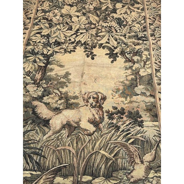 Vintage French Aubusson Style Jacquard Tapestry Panel, 1940s For Sale - Image 4 of 18