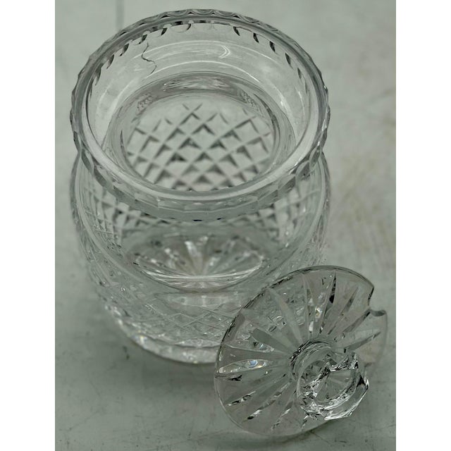 Vintage Waterford Crystal Honey or Jam Jar Chairish