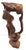 Brown 1950s Mid-Century Modern Organic Biomorphic Figurative Burl Wood Carving Sculpture For Sale - Image 8 of 18