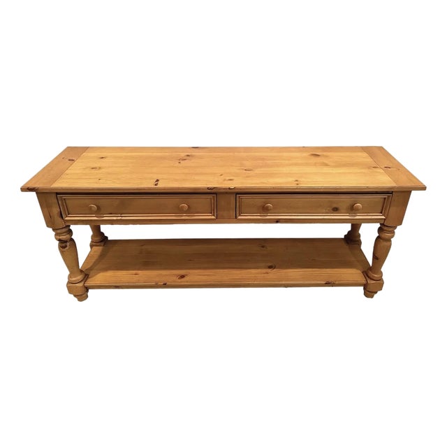 Vintage Lane Altavista Virginia Pine Console Sideboard Sofa Table. For Sale