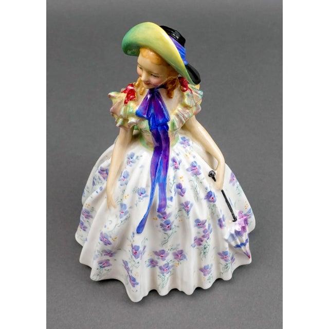 Mid 20th Century Royal Doulton England "Easter Day" Bone China Porcelain Figurine 842489 For Sale In Miami - Image 6 of 9