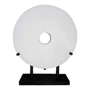 2000s Indonesian Stone Coin on Stand, Extra Large