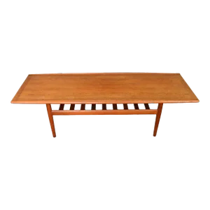Grete Jalk Teak Surfboard Coffee Table