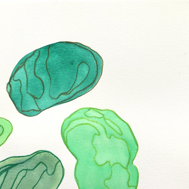 Abstract 7.10.24 #23 - Multicolor Abstract Painting on Paper Original Artwork by Shiri Phillips For Sale - Image 3 of 6