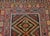 Vintage Afghan Baluch Tribal Area Rug in a Near-Square Size in Red, Blue, Brown For Sale - Image 10 of 17