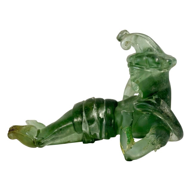 1980s Scavo Glass Jester Figure For Sale - Image 11 of 11