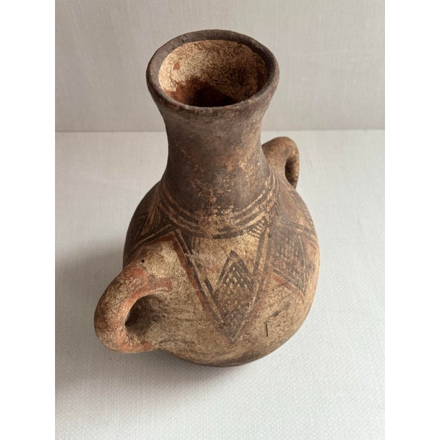 Terra Cotta 19th Century Moroccan Berbe Terracotta Jug For Sale - Image 8 of 12
