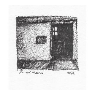 1976 Rebecca Delagarza Tea and Minerals Serigraph For Sale