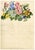An original early 19th-century watercolour painting Floriography Poem & Flower Illustration.Handwritten verse on the...