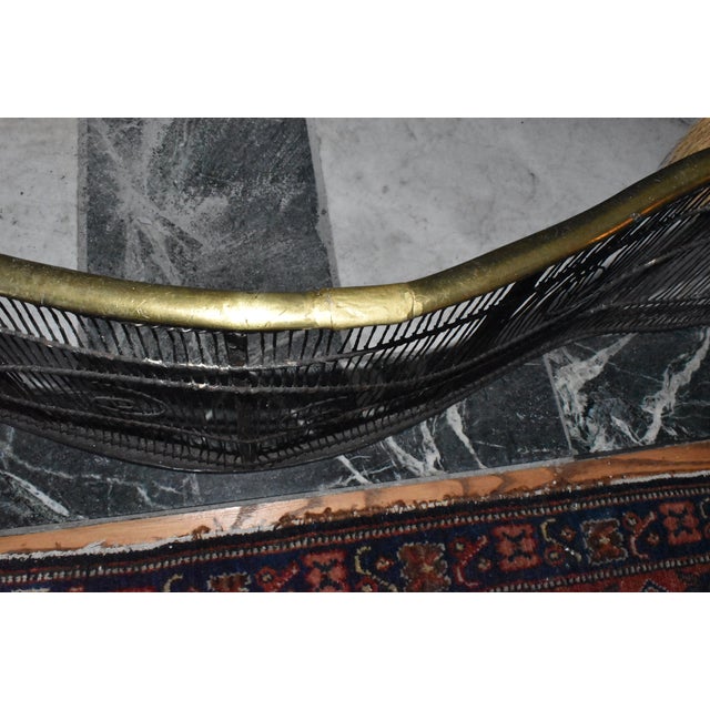 19th Century American Wire and Brass Fire Fender Federal Period For Sale In Minneapolis - Image 6 of 6