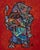 Alexander Arshansky, "Fire Horseman" Abstract/Cubist Piece For Sale