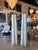 Cream Michael Taylor Monumental Pair 1970s Plaster Stone Floor Lamps Newly Wired For Sale - Image 8 of 13