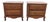 French Carved Large Nightstands Bedside End Tables a Pair 6437 For Sale