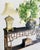 Chinese Vintage Chinese Chippendale Lexington Tortoiseshell Bronze Black Extra Long Tessellated Top Console Sofa Table For Sale - Image 3 of 15