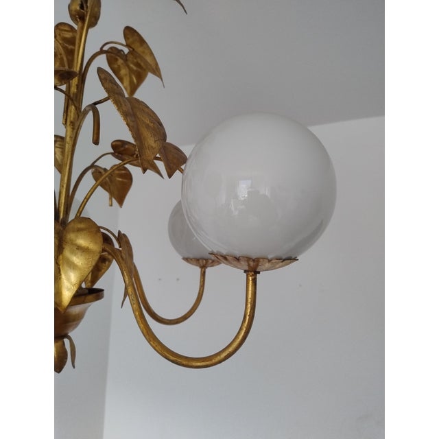 1960s Italian Hollywood Regency Chandelier by Hans Högl, 1960s For Sale - Image 5 of 11