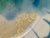 1990s Edgecomb Potters Crystalline Starburst Glaze Creamy Blue Green Beachy Bowl Dish Handmade Pottery For Sale - Image 5 of 9