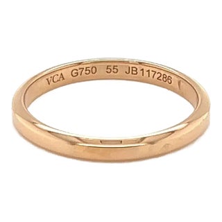 Van Cleef & Arpels Toujours 18k Rose Gold Band Ring For Sale
