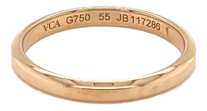 Van Cleef & Arpels Toujours 18k Rose Gold Band Ring