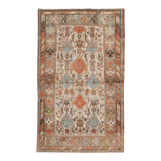 Galerie Shabab Collection Early 20th Century Handmade Persian Malayer Accent Rug For Sale