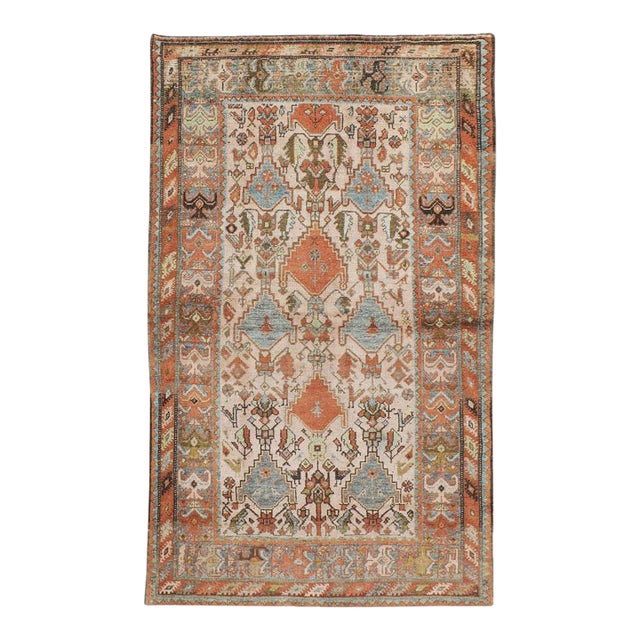Galerie Shabab Collection Early 20th Century Handmade Persian Malayer Accent Rug For Sale