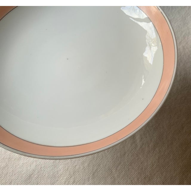 Pink Old Paris Porcelain Pedestal Base Compote For Sale - Image 8 of 17