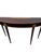 1980s Stickley Federal Style Demilune Mahogany Inlaid Yew Wood Hall Console Table For Sale In Philadelphia - Image 6 of 18