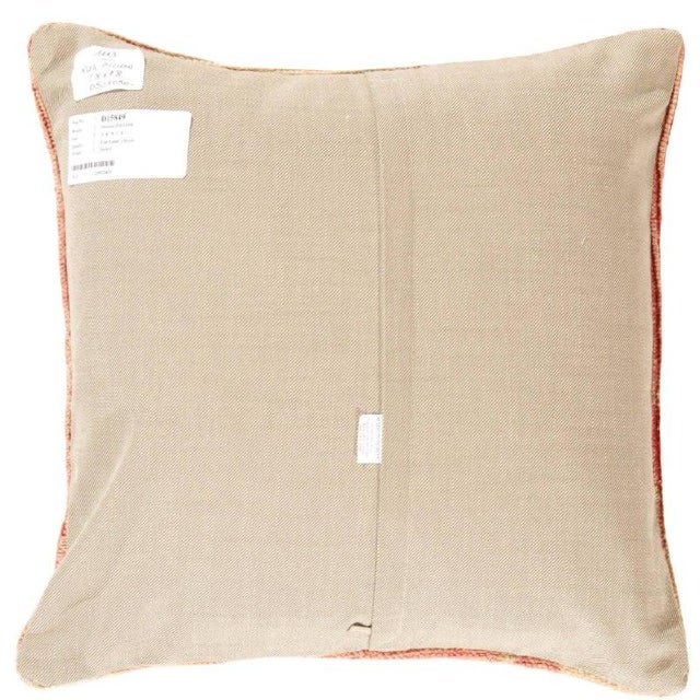 Vintage hand woven Turkish pillow. This is made of wool. Back cotton. Beautiful colors and well made. This pillow features...