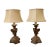 19th Century Antique Italian Wood Fragment Lamps - a Pair For Sale - Image 5 of 5