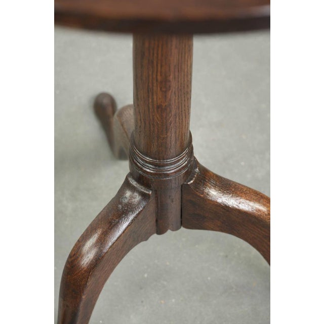 Antique English Oak Side Table, 1700s For Sale - Image 9 of 11