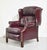 Traditional Vintage Traditional Oxblood Leather Wingback Reclining Library Chair by Bradington Young For Sale - Image 3 of 15