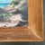 Impressionist 1960’s Original Seascape With Dunes Painting Original Golden Oak Frame Signed For Sale - Image 3 of 6