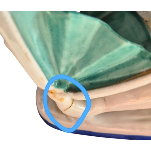 Vintage Porcelain Hand Planter Trinket Dish 1950's Mid Century Ring Holder For Sale - Image 15 of 15