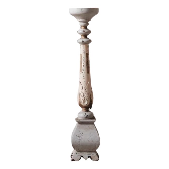 19th Century French Column Candle Stand For Sale