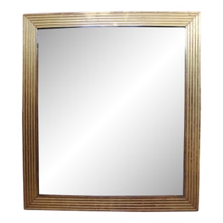French Directoire Giltwood Mirror With Reeded Face, 19th Century For Sale