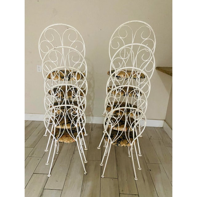 Mid 20th Century 10 Mid-Century French Bistro Chairs For Sale - Image 5 of 8