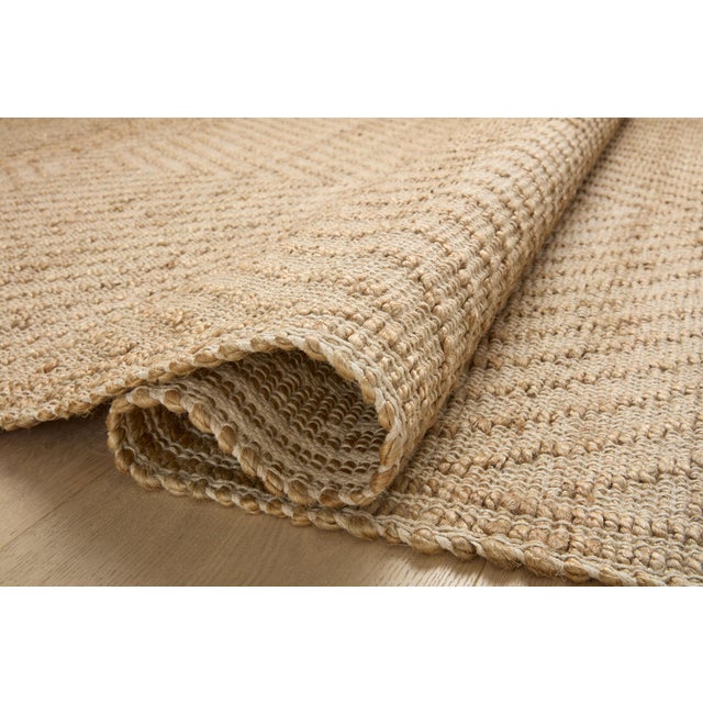 Loloi Rugs Angela Rose x Loloi Colton Natural / Ivory 18" x 18" Sample Rug For Sale - Image 4 of 9