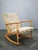 An exceptional Boomerang rocking chair designed by Holger Georg Jensen and produced in Denmark during the 1960s. This...