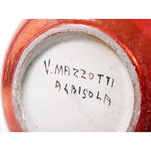 Beige Ceramic Vase by Vittoria Mazzotti, 1950s For Sale - Image 8 of 9