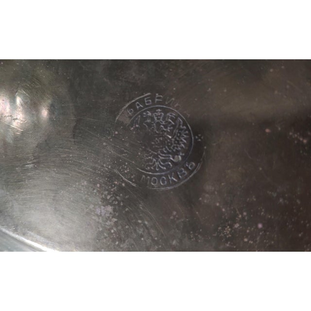 Late 19th Century Antique Imperial Russian Brass Samovar Tray — Moscow Factory, Ca. 1890–1905 For Sale - Image 5 of 10