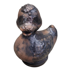 Vintage Bronze Foundry Mold — Duck / Rubber Ducky (Industrial Sculpture)