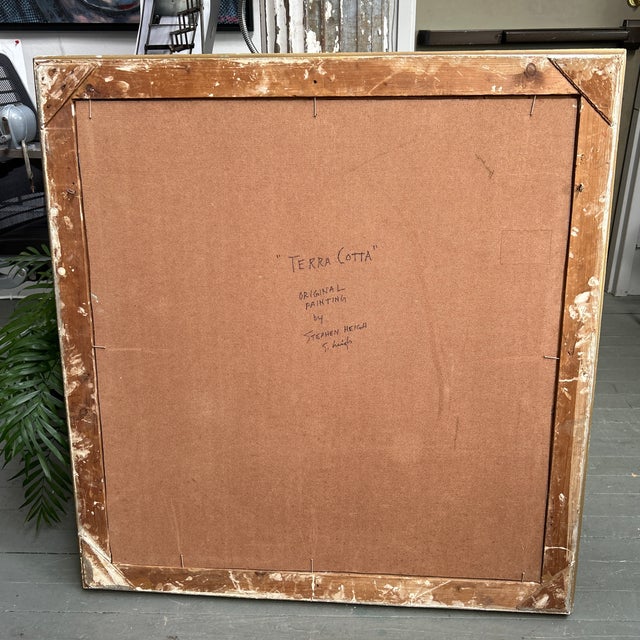 2020s Contemporary Original Stephen Heigh Abstract Painting “Terra Cotta” For Sale - Image 5 of 5