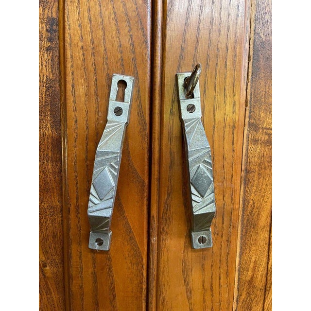 Art Deco Buffet in Elm For Sale - Image 5 of 8