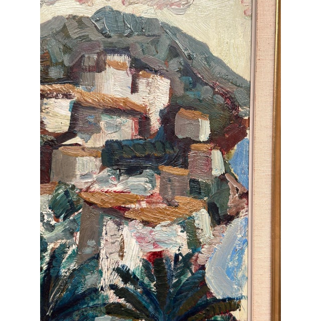 Bertil Wahlberg, Southern Village, 1950s, Oil on Panel, Framed For Sale - Image 9 of 18