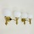 Metal Polished Brass Sconces in the style of Maison Jansen for Vereinigte Werkstätten München, 1970s, Set of 2 For Sale - Image 7 of 18