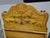 Pair Vintage French Provincial Hand Painted Gold Floral Twin Headboards W Rails For Sale - Image 9 of 17